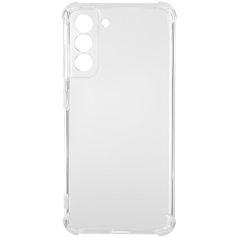 TPU чохол GETMAN Ease logo посилені кути Full Camera для Samsung Galaxy S22 + Безбарвний (прозорий)