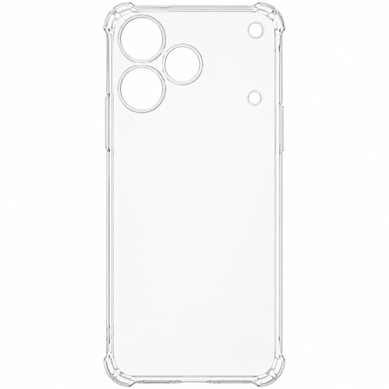 TPU чохол GETMAN Ease logo посилені кути Full Camera для Realme Note 80 Безбарвний (прозорий)
