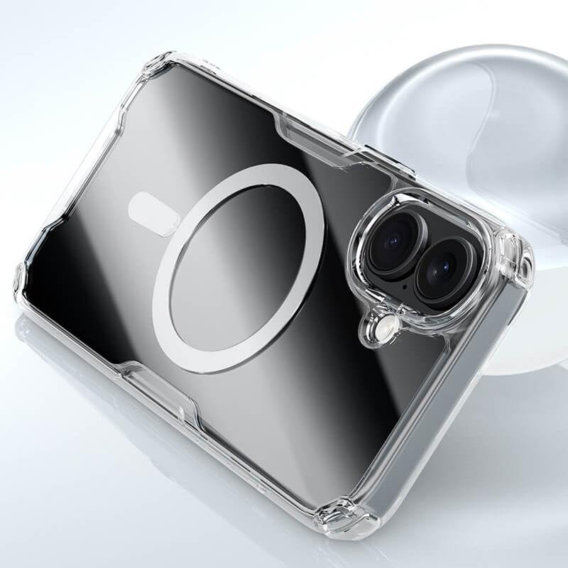 TPU чохол Nillkin Nature Pro Magnetic для Apple iPhone 17 (6.3") Безбарвний (прозорий)