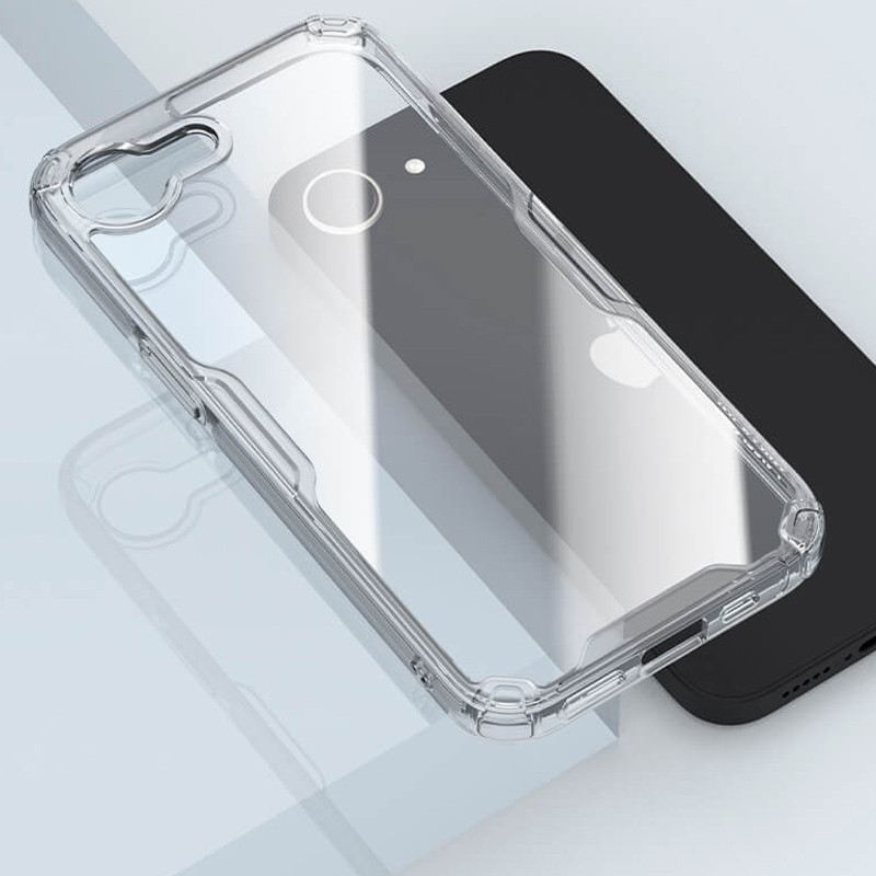 TPU чохол Nillkin Nature Pro Series для Apple iPhone 16e / 17e (6.1") Безбарвний (прозорий)