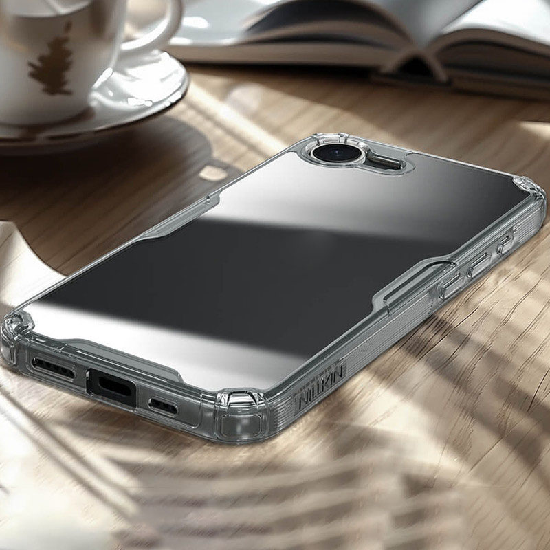 TPU чохол Nillkin Nature Pro Series для Apple iPhone 16e / 17e (6.1") Безбарвний (прозорий)